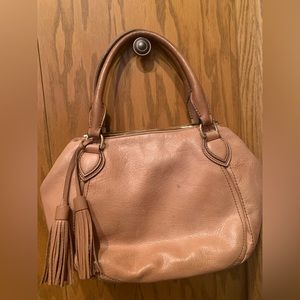J. Crew Leather Tan Purse Satchel